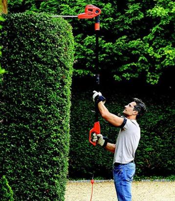 Heggenschaar met elektrische stok beschikbaar voor biedingen