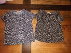 2 leuke shirts mt 110-116, Ophalen of Verzenden, Zo goed als nieuw, Meisje, Shirt of Longsleeve