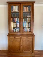 Antieke vitrinekast/boekenkast, Antiek en Kunst, Ophalen