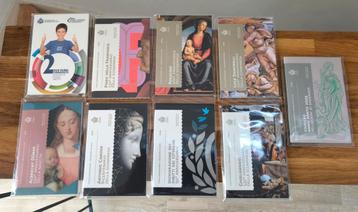 9 x 2 euro herdenking San Marino 2021 tot 2025 beschikbaar voor biedingen