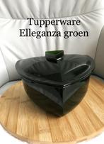 Tupperware eleganza groenen kom met deksel 2,2 liter 11 foto, Nieuw, Groen, Verzenden, Bak of Kom