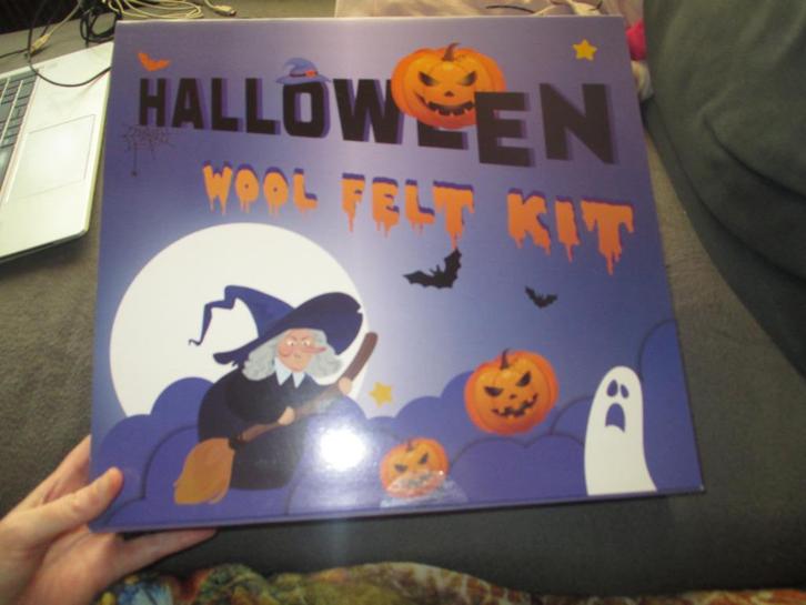 nieuwe wolvilt set thema halloween, Hobby en Vrije tijd, Knutselen, Nieuw, Knutselwerk, Ophalen of Verzenden