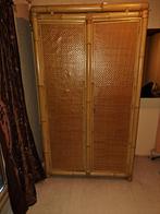 Prachtige bamboe  hang en legkast, Ophalen, Gebruikt, 100 tot 150 cm, 200 cm of meer