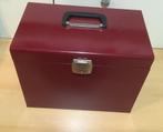 Vintage Koffer voor classement met tabbladen, Antiek en Kunst, Curiosa en Brocante, Ophalen