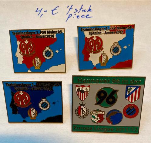 Pin Club Brugge FC Bruges STANDARD 4e 't stuk, Verzamelen, Speldjes, Pins en Buttons, Zo goed als nieuw, Speldje of Pin, Sport