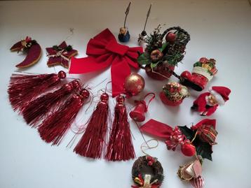 Kerstversiering 19 stuks  beschikbaar voor biedingen
