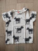 T-shirt zebra's HEMA maat 92 met drukknop in hals