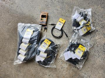 Lot Procab XLR kabels (1-3-5 en 10m) + extra's beschikbaar voor biedingen