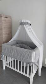 Park + hemel + babynestje + toebehoren, Kinderen en Baby's, Babyparken, Ophalen, Zo goed als nieuw, Rechthoekig, In hoogte verstelbaar