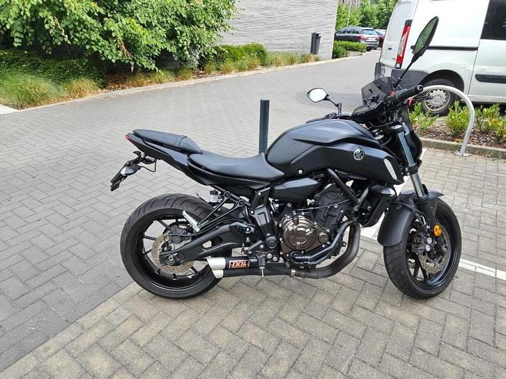 Yamaha MT07 full black, Motoren, Motoren | Yamaha, Particulier, Naked bike, meer dan 35 kW, 2 cilinders, Ophalen