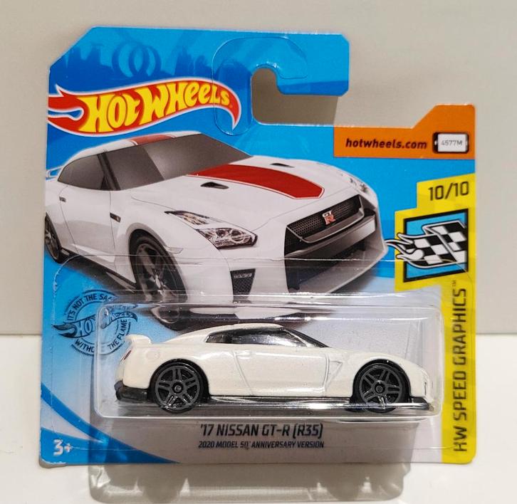 Hot Wheels '17 Nissan GT-R (R35) 50 Anniversary Vers. (2020), Hobby en Vrije tijd, Modelauto's | Overige schalen, Ophalen of Verzenden