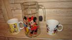 MICKEY MOUSSE ontbijt set, Mickey Mouse, Ophalen of Verzenden, Zo goed als nieuw, Servies