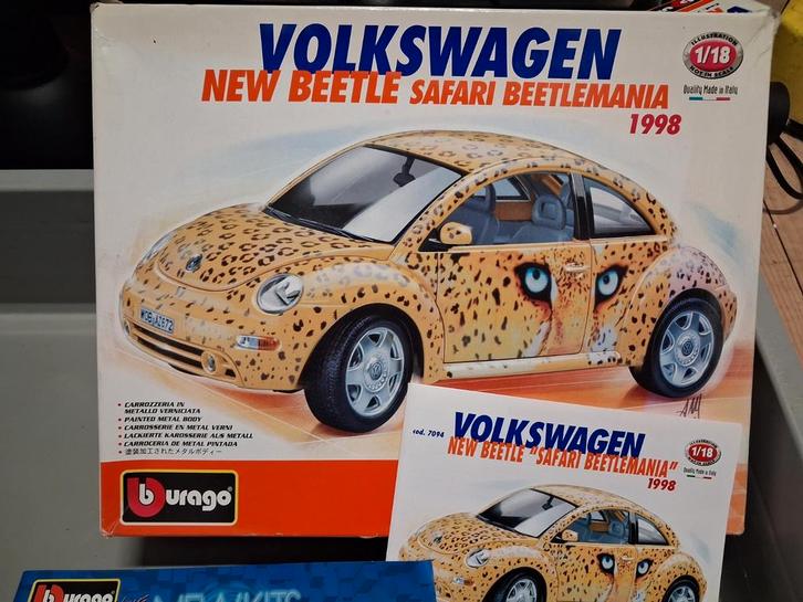 Vw beetle metalen bouwpakket, Hobby en Vrije tijd, Modelauto's | 1:18, Ophalen of Verzenden