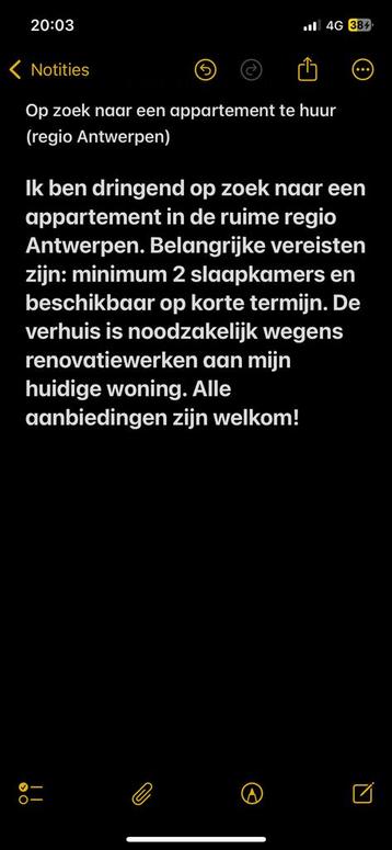 Appartement gezocht, Immo