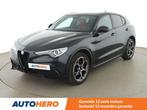 Alfa Romeo Stelvio 2.0 Turbo Sprint Q4 (bj 2022, automaat), Auto's, Alfa Romeo, Automaat, Euro 6, USB, Zwart
