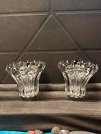 Magnifique paire de bougeoirs Crystal West Germany