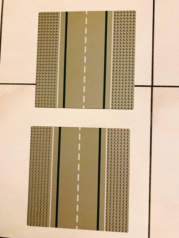 LEGO 6312 - 2 rechte rijplaten - vintage beschikbaar voor biedingen