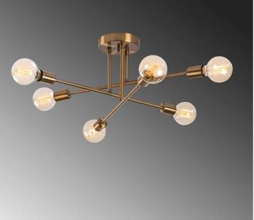 Nieuwe messing-kleur plafondlamp  beschikbaar voor biedingen