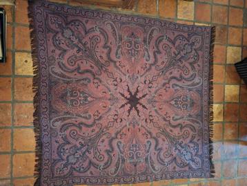 oude grote kasjmier doek, jaren 1950-60 beschikbaar voor biedingen