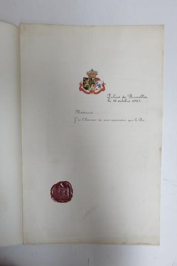 Briefpapier van Palais Royal - 1927