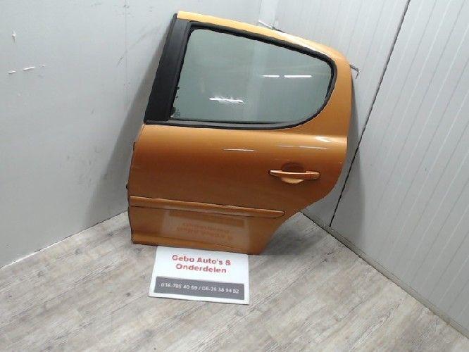PORTIER LINKS ACHTER Peugeot 207 / 207+ (WA / WC / WM), Auto-onderdelen, Carrosserie, Deur, Peugeot, Achter, Links, Gebruikt