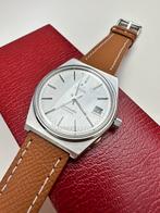 Omega Seamaster Automatic (1973) met originele doos, Ophalen, Leer, Polshorloge, Zo goed als nieuw