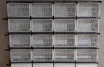Terenziani CILEA 6040 draadkooien wand 28 stuks als nieuw, Dieren en Toebehoren, Ophalen, Zo goed als nieuw, Metaal, Broedkooi of Kweekkooi