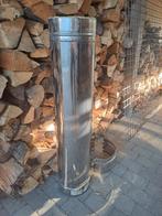 Dubbelwandige inox schouwbuis, Doe-het-zelf en Bouw, Buizen en Afvoer, Ophalen, Zo goed als nieuw, Inox