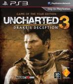 PS 3 Uncharted 3: Drake's Deception, Consoles de jeu & Jeux vidéo, Jeux | Sony PlayStation 3, Enlèvement ou Envoi, 1 joueur