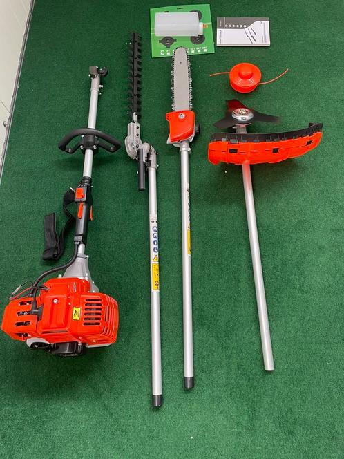 Nieuwe benzine bosmaaier,heggenschaar, kettingzaag, Tuin en Terras, Bosmaaiers, Benzine, Ophalen