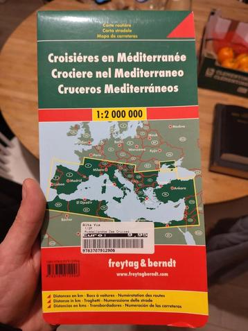 Kaarten Middelandse Zeegebied (cruises) beschikbaar voor biedingen