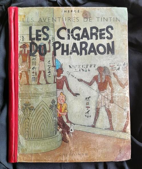 KUIFJE - DE SIGAREN VAN DE FARAO A18 - ZWART-WIT - 1942, Boeken, Stripverhalen, Gelezen, Eén stripboek, Ophalen of Verzenden