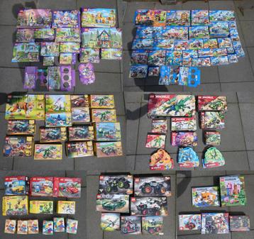 Heel veel lege LEGO dozen Ninjago Minecraft City Friends Cre