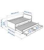 IKEA-bed, Huis en Inrichting, Slaapkamer | Stapelbedden en Hoogslapers, Ophalen, Nieuw, Tweepersoons, Overige typen