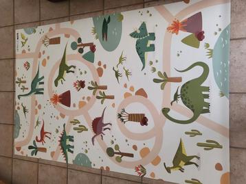 Speelmat Dino's 120cm x 180cm binnen/buiten *Nieuw, in doos* beschikbaar voor biedingen