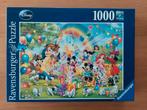 puzzel 1000 st - Ravensburger - Disney Mickey is jarig, Ophalen of Verzenden, 500 t/m 1500 stukjes, Zo goed als nieuw, Legpuzzel