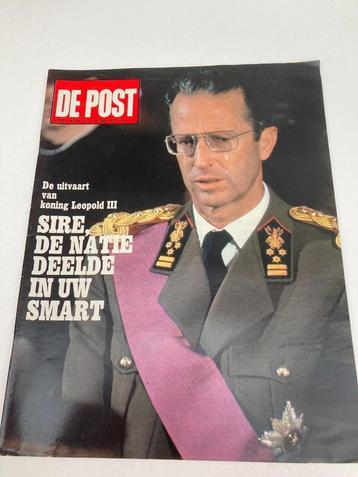 " De Post " nr 1805 :Leopold III, Reclame Kuifje, Citroën, Enlèvement ou Envoi, 1980 à nos jours, Journal ou Magazine