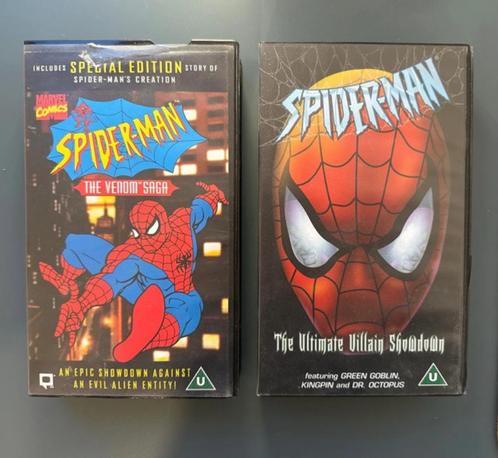 Spider-Man VHS : The Venom Saga & Ultimate Villain Showdown, Cd's en Dvd's, Dvd's | Tekenfilms en Animatie, Gebruikt, Amerikaans