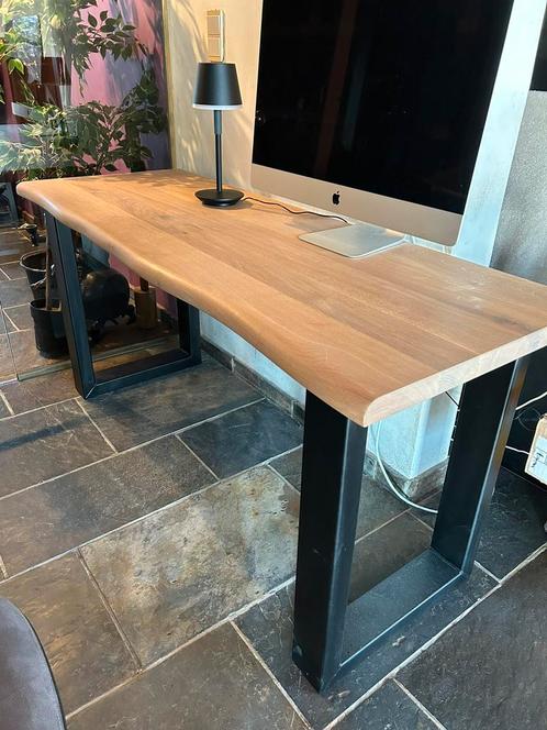 Kantoor tafel eikenhout, Huis en Inrichting, Tafels | Statafels, Zo goed als nieuw, Ophalen