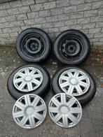 5x100 velgen met all season banden en wieldoppen, Enlèvement, 4 Saisons, Pneu(s)