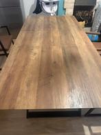 Eettafel industrieel en stoelen, Huis en Inrichting, Tafels | Eettafels, Ophalen, Gebruikt, 200 cm of meer, 50 tot 100 cm