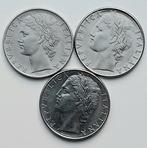 Italië 3 x 100 lire     (729), Ophalen of Verzenden, Italië, Setje