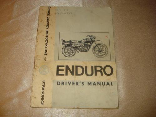 ENDURO CZ 250 Ancien Manuel du Propriétaire, Motoren, Handleidingen en Instructieboekjes, Overige merken, Ophalen of Verzenden