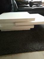 Moderne witte salontafel, Maison & Meubles, Tables | Tables de salon, 100 à 150 cm, Autres matériaux, 50 à 100 cm, Enlèvement