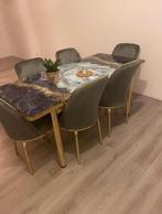 Table à manger de qualité supérieure pour 6 personnes avec c, Ophalen of Verzenden