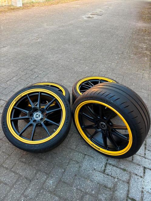 Mercedes AMG velgen origineel 20inch met zomerbanden, Auto-onderdelen, Banden en Velgen, Banden en Velgen, Zomerbanden, Ophalen