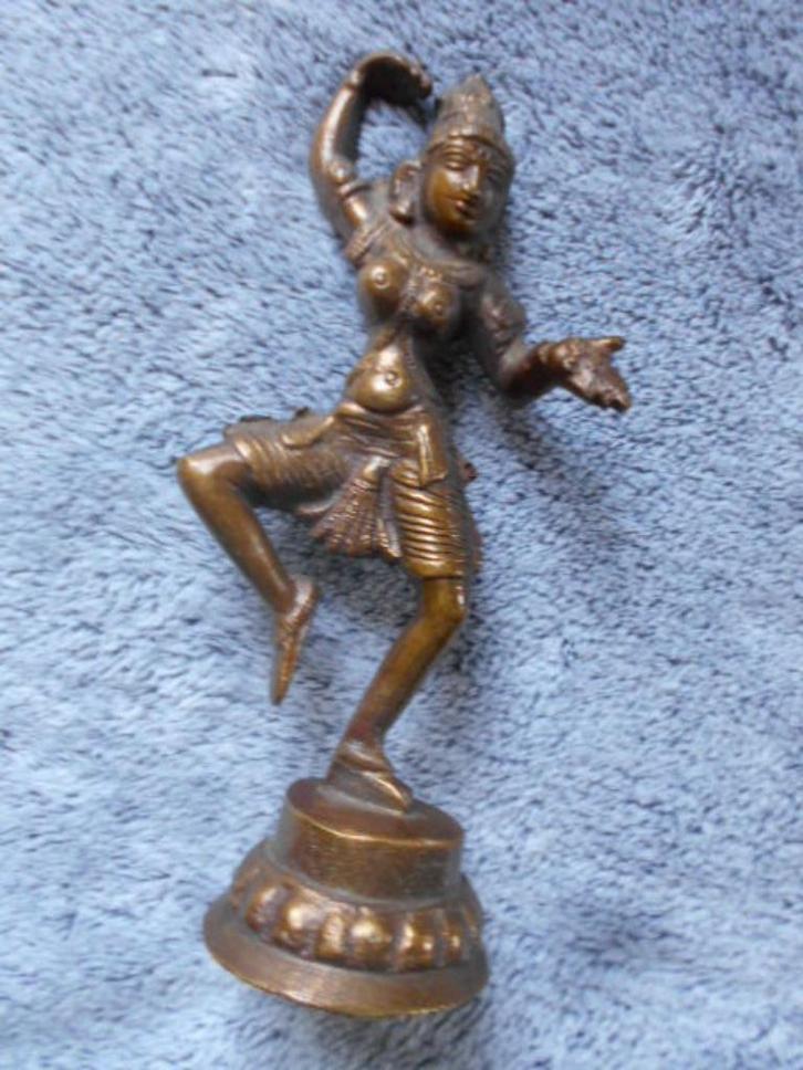 5 figurines, indie, laiton - cuivre - bronze, Antiquités & Art, Art | Art non-occidental, Enlèvement ou Envoi