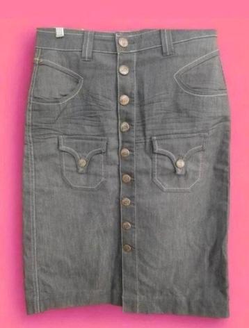 ✨️ Jupe NICK COMPANY - Taille 36 - En bel état ✨️✨️, Gris, Enlèvement ou Envoi, Taille 36 (S), Comme neuf