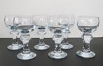 6 HOLMEGAARD voetglazen - Per Lutken Design Denemarken, Enlèvement ou Envoi, Comme neuf, Verres et Verres à shot