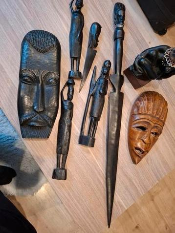 lance, poignard, masque et statues africains authentiques Ke, Antiquités & Art, Enlèvement ou Envoi